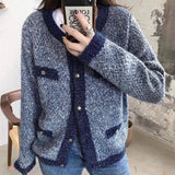 T4357 small fragrant knit cardigan-1