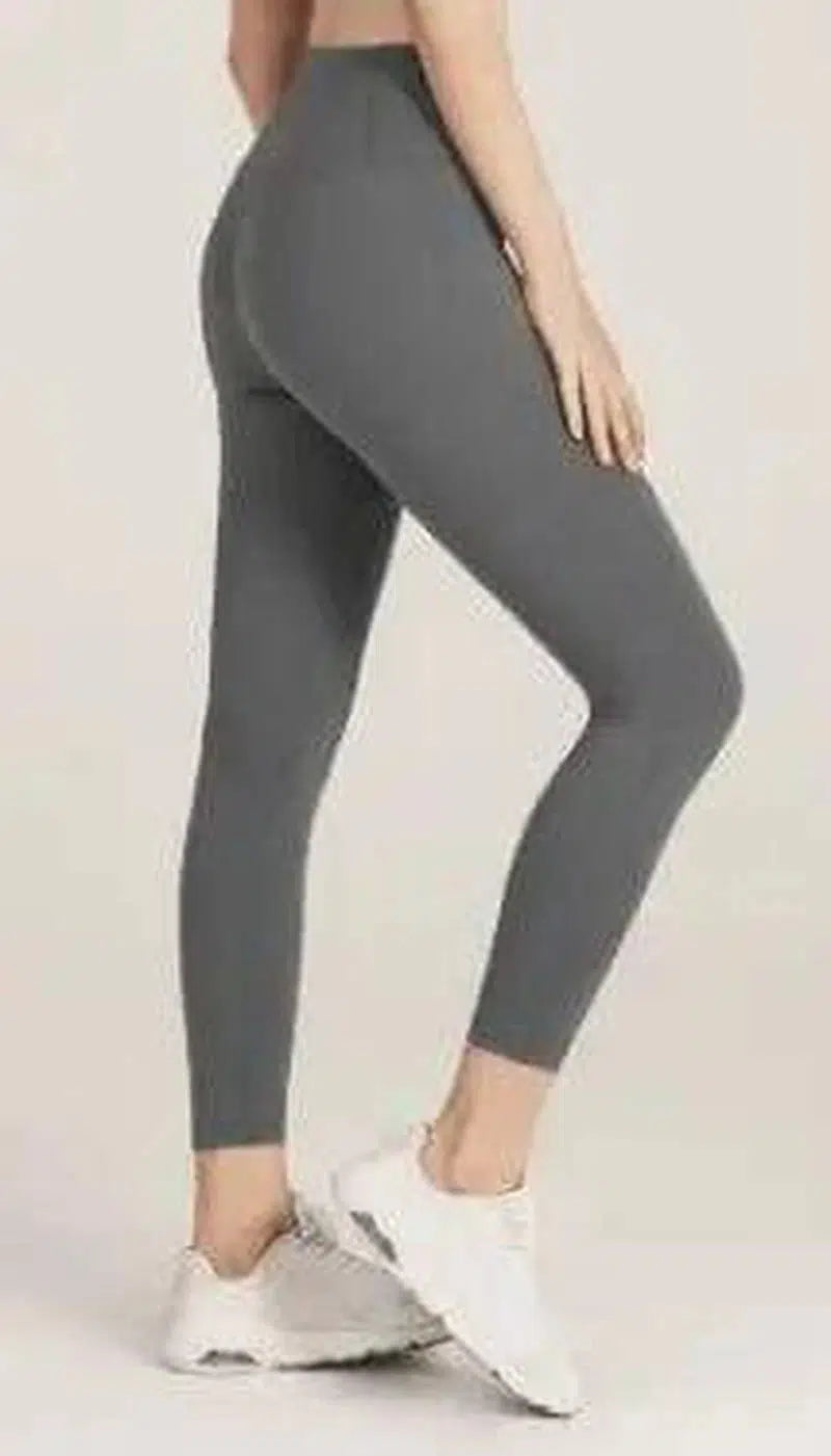 Tight gym pants-Grey-4