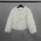 Turkey coat short-White-12