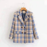 LOVEMI - Lovemi - Women's plaid suit jacket