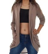 LOVEMI - Lovemi - Women's Short Jacket With Solid Color Long Sleeve