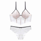 New European and American Lingerie Thin Cup Camisole-White-6