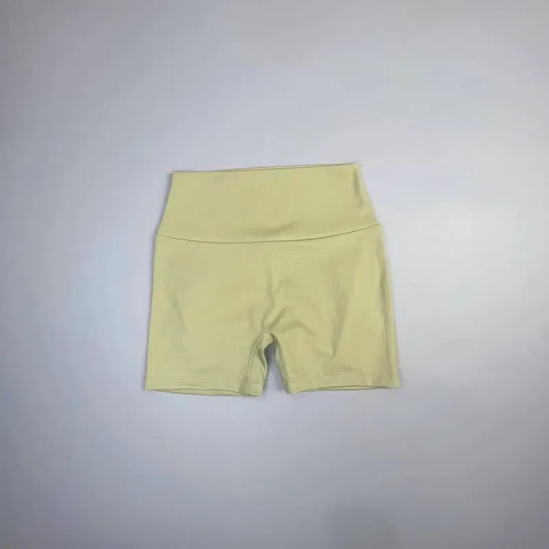 Peach Butt Fitness Shorts Women's Exercise Three-Quarter-Light green-8