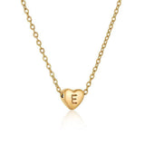 Ins Style Love Letter Necklace Women Stainless Steel Heart-shaped Niche Clavicle Chain Fashion Necklace-14