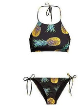 Pineapple Print Swimsuit Bikinis Suit-1