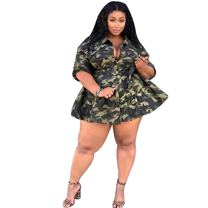 Plus-Size Camo Fashion Tips & Styles-Turquoise-8