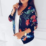 Printed long sleeve short coat baseball suit-1