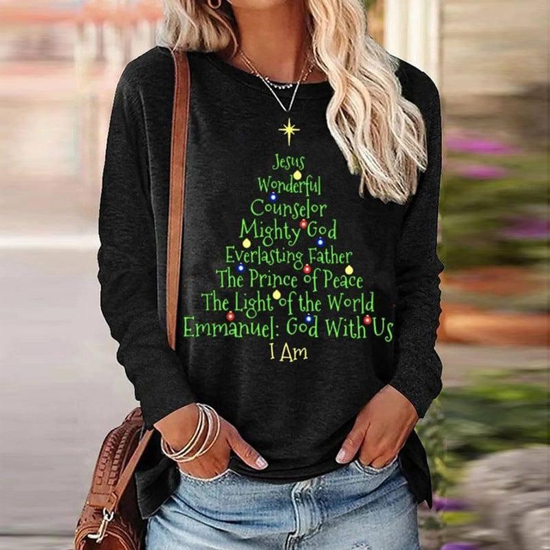 Round Neck T-shirt 3D Printed Short Sleeve Christmas Funny-DZ 56204 WYP-1