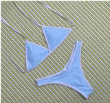 Trendy Affordable Swimwear - Two-Piece Bikini-Skyblue-7