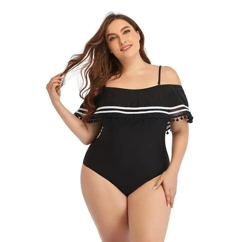 Plus Size One-piece Bikini Swimsuit Swimsuit Factory-2