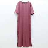 Stylish Maxi Dresses in Vibrant Colors for Women-Fuchsia-7