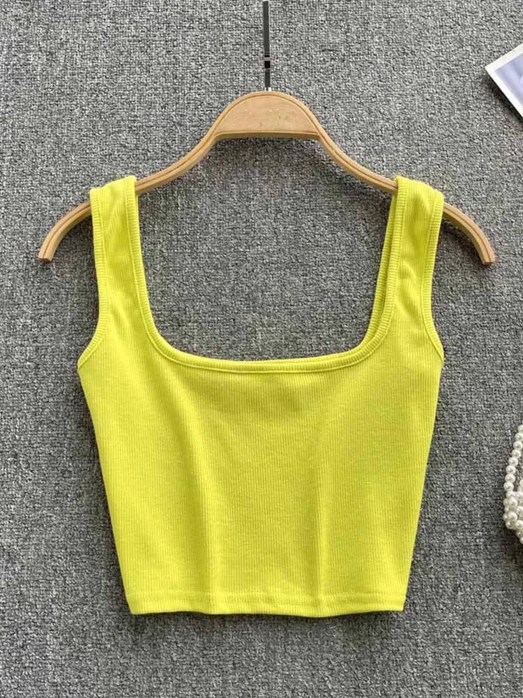 Tank Top Women Sexy Backless Y2k Top Slim Fit Bottoming-4