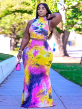 Vibrant Plus-Size Tie-Dye Dresses | Trendy Styles-6