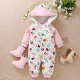 LOVEMI - Warm Thick Baby Jumpsuit born Climb Clothes