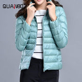 Lightweight Women's Quilted Jacket-Pea green-16