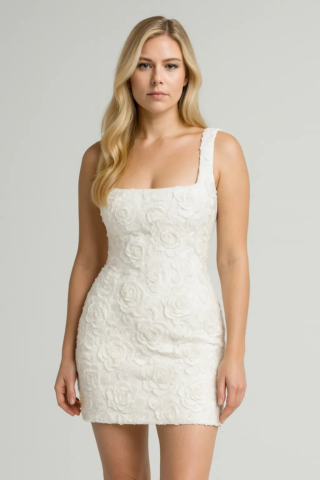 Pulôver de emenda superior de tubo gracioso feminino cor sólida branco / XL