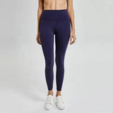 Yoga pants-Navy Blue-5